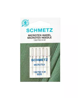 Иглы микротекс Schmetz (особо острые) № 60/8 арт. ИМК-16-1-43715