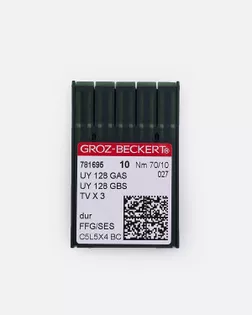 Иглы Groz-Beckert №70/10 арт. ИПГ-26-1-46010