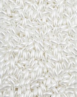 Бусы под жемчуг р.0,3х0,6см 100гр ~4000шт белый арт. БЖР-101-1-46666.001