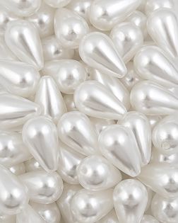 Бусы под жемчуг р.1х2см 500гр ~750шт белый арт. БЖР-106-1-46669