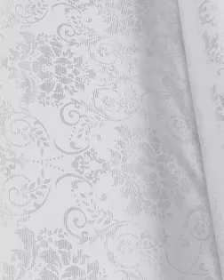 Полисатин Жаккард 100% пэ 250 см 110гр (JZ-01 white) арт. ПЛКЖ-9-1-Б00505.002