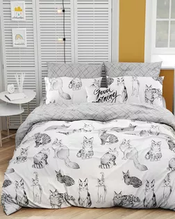 Поплин 220 ш. 105 гр. Кошки рис. 40322/1 арт. ПДУ-19-1-1513.061