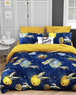 Поплин 220 ш. 105 гр. Космический корабль рис. 40320 арт. ПДУ-23-1-1513.065