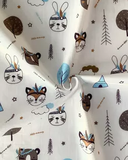 Муслин ИНДЕЙЦЫ рис.7334/1 арт. ЛГБХ-429-1-ЛГБХ0005005