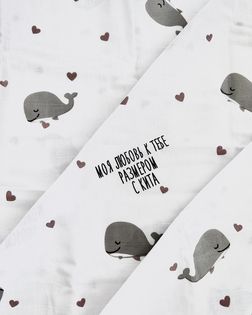 Муслин КИТЫ рис.7714/1 арт. ЛГБХ-1318-1-ЛГБХ0007603