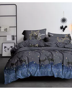 Полисатин Премиум SP наб. 100% п/э 220 см (80) диз. NN 3646-7 (звездный олень) (100) арт. ЛЮКС-24-1048-ЛЮКС18096552.01048