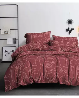 Полисатин Премиум наб. 100% п/э 220см (90) диз. 10849-01 красный (100) арт. ЛЮКС-25-178-ЛЮКС18096553.00178