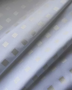 Тик 100% п/э 220 см (100) диз. Белые квадраты 3F-603 WHITE перламутр (100) арт. ЛЮКС-27-37-ЛЮКС18096555.00037