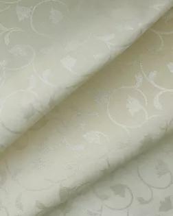 Тик 100% п/э 220 см (90) диз. Бежевый вензель 6 beige (100) арт. ЛЮКС-71-26-ЛЮКС18187118.00026