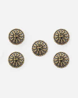 Пуговицы металл 24L д.1,5см (72 шт) арт. ПМ-537-4-46716.004