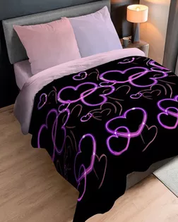 Неоновые сердца (Перкаль 220 см) арт. ПРК-1837-1-1083.053