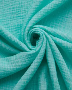 Муслин ткань хб эффект "варёнка", шир.135 цвет 325 Салатовый арт. МЛН-137-1-ОТ00143.002