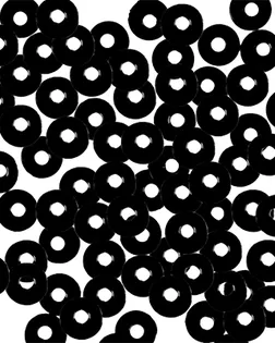 Пайетки Zlatka круглые д.0,3см 10г (черный) арт. ПЕО-34-1-40259