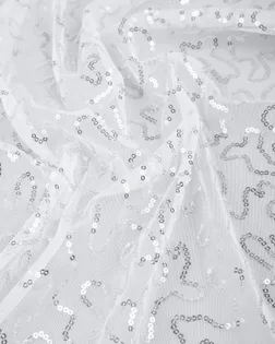 Пайетка на сетке "Змейка" арт. ПАЙ-13-2-20543.002