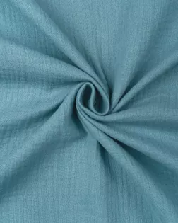 Муслин ткань хб однотон двойной жатый ,шир 135 цвет 18 арт. МЛН-105-1-ОТ00018.004