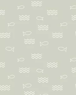 Поплин 220 ш. 105 гр. Морской бой комп. рис. 28320/1 арт. ПДУ-18-1-1513.060