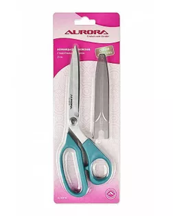 Ножницы Aurora портновские профессиональные с защитным колпачком 23см арт. НШП-36-1-42381