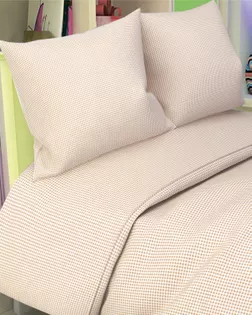 Б00431.025	Бязь арт. 262 набивная  шир.150 пл.138+-7  рис. 159  Клеточка  вид 1/1  бежевый арт. ХВ-1058-1-Б00431.025