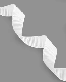 Лента репсовая ш.1,5см; пл.2,6гр/м уп.91,4м белый арт. ЛОР-123-5-45201.005