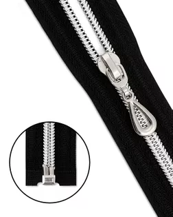 Молния спираль Т5 1зам. 60см (10шт) арт. ММС-216-1-42254.001