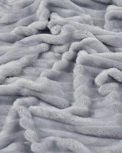 Мех искусственный полоска STREAK 280GSM 180CM Серый арт. ТПП-2-4-ОТ00115.004