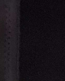 8203-0021 Ткань велькро 'петля' мягкая 250 г/м (100% нейлон), 150см*1м (черный) арт. ВЕЛ-108-1-48674