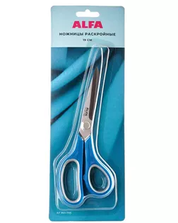 Ножницы раскройные ALFA дл.19 см арт. НШП-38-1-42367
