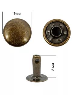 Хольнитены односторонние №33,5 д.0,9см (2000шт) сталь арт. МФХ-19-4-39540