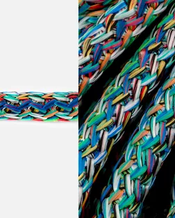 Шнур универсальный д.1,2см (10м) зеленый/желтый/черный/белый арт. ШБ-73-4-34338.004