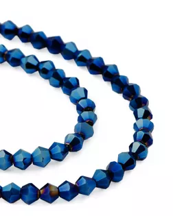 Бусы хрусталь АВ "Ромб" д.0,4 см  ( 1 уп = 10 нитей ~700 бусин) арт. БСТ-52-5-31109.005