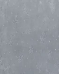 Вельбоа DTY Mikki Star 220GSM 180СМ grey (Мишка Месяц) арт. ТК10-12-1-ВЛ-01-033-СР