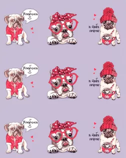 Рогожка 150 см набивная арт 904 "Тейково" рис 29252/1 "Песели" арт. НГ2022-21-1-1949.080