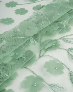 Сетка аппликация "Цветы" арт. СВС-108-3-25345.003