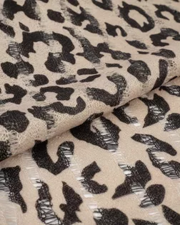 Трикотаж "Джинджер" со спущенными петлями принт арт. ТПЛ-12-2-26744.002