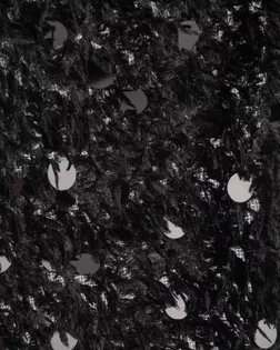 Декоративная ткань с пайеткой "Птица" арт. ТДК-4-2-25988.002