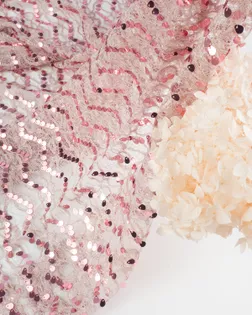 Кружевное полотно с пайеткой арт. ПАЙ-19-4-20736.004