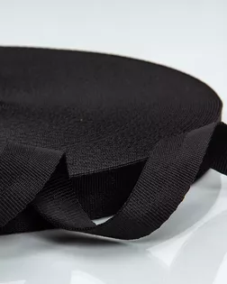 Лента ременная черный 20мм полиэстер, 50м арт. ПРС-5143-1-ПРС00-00001802