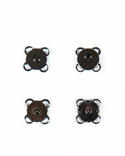 Кнопка магнитная пришивная черный никель 10мм металл арт. ПРС-1342-2-ПРС0031413