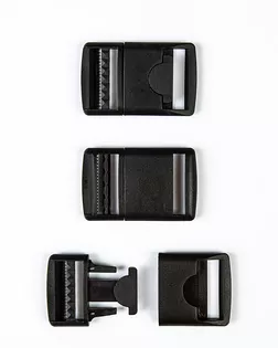 Фастекс черный 38мм пластмасса арт. ПРС-1424-1-ПРС0031737