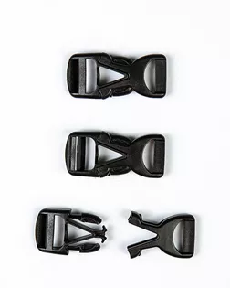 Фастекс черный 20мм пластмасса арт. ПРС-1425-1-ПРС0031738