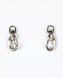 Карабин металлический никель 22мм металл арт. ПРС-1647-1-ПРС0032419