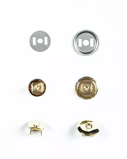Кнопка магнитная на усиках золото d-16мм металл арт. ПРС-2149-3-ПРС0034187
