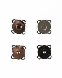 Кнопка магнитная пришивная никель d-18мм металл арт. ПРС-2150-1-ПРС0034188