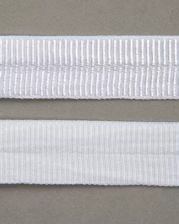 Резинка окантовочная белый 18мм 85% полиамид/15% эластан арт. ПРС-2671-1-ПРС0046003