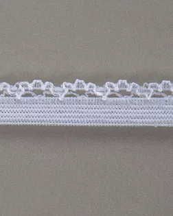 Резинка ажурная белый 11мм 76% полиамид/24% эластан арт. ПРС-2681-1-ПРС0046030