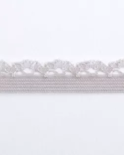 Резинка ажурная серый 11мм 76% полиамид/24% эластан арт. ПРС-2681-3-ПРС0046239