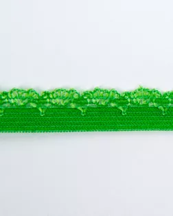 Резинка ажурная зеленый 11мм 75% полиамид/25% эластан арт. ПРС-2681-8-ПРС0046246