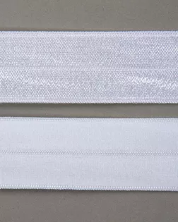 Резинка окантовочная белый 25мм 77% полиамид/23% эластан арт. ПРС-2711-1-ПРС0046291