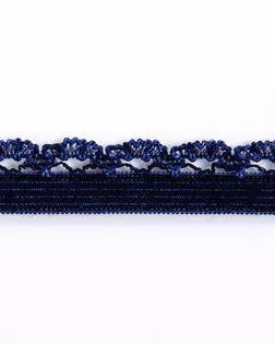 Резинка ажурная синий 11мм 76% полиамид/24% эластан арт. ПРС-2681-13-ПРС0046345