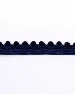 Резинка ажурная синий 10мм 71,5% полиамид/28,5% эластан арт. ПРС-2683-12-ПРС0046346